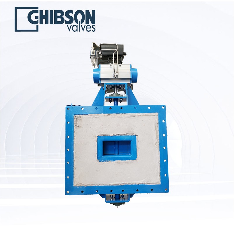 电气动方形高温烟气蝶阀 电气动方形高温烟气蝶阀